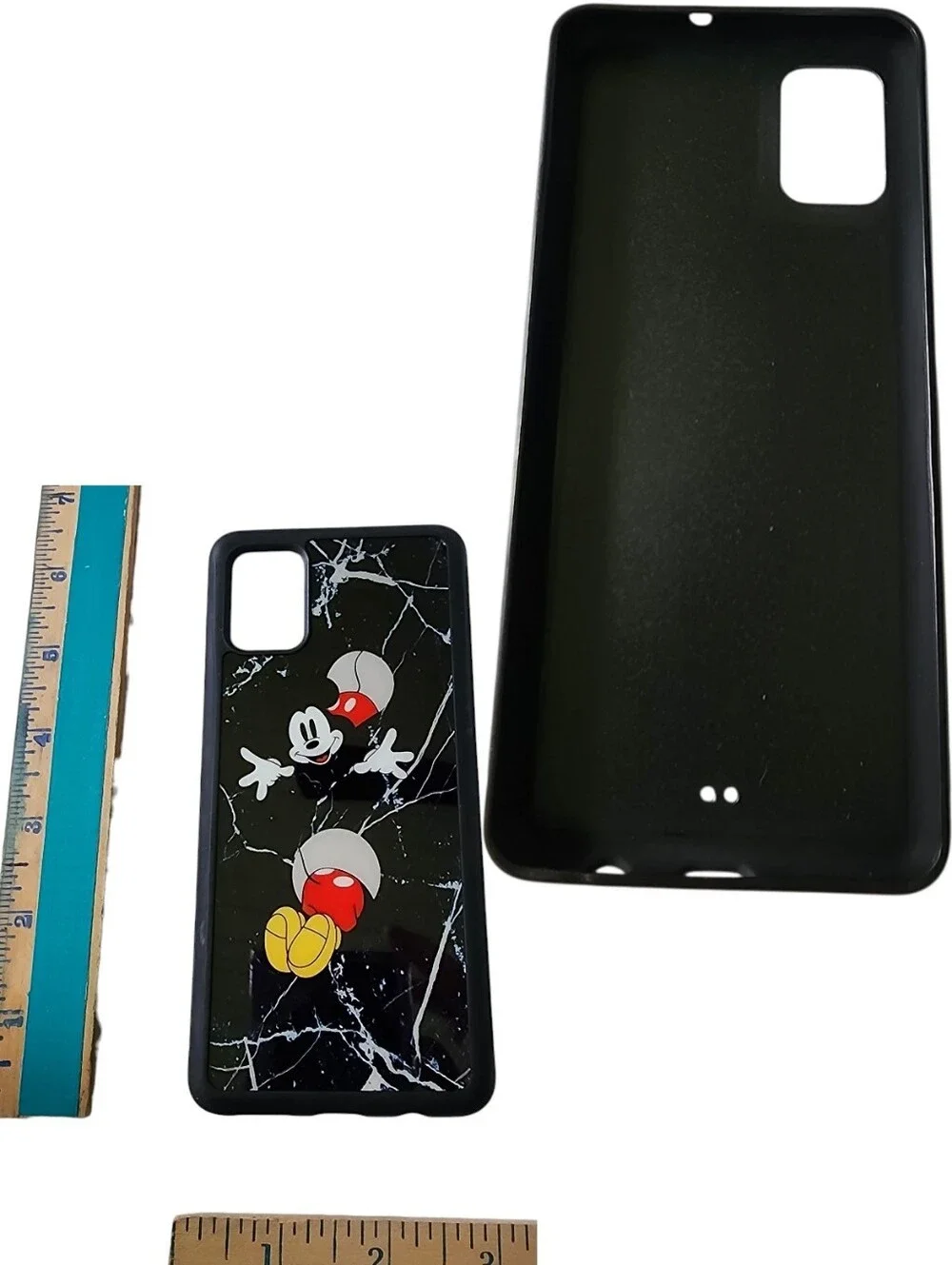 Disney Mickey Mouse Black Marble Case For Samsung Galaxy A51